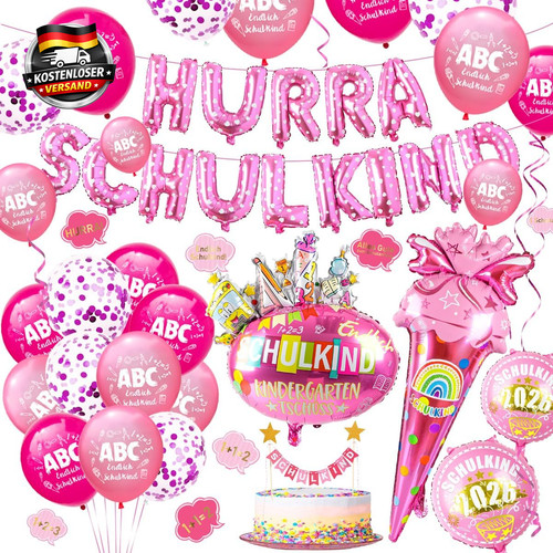 Schulanfang deko set - set, für