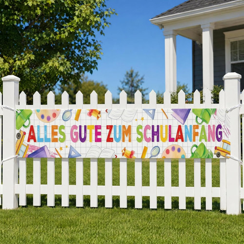 Schulanfang banner 40x185cm - schulanfang,