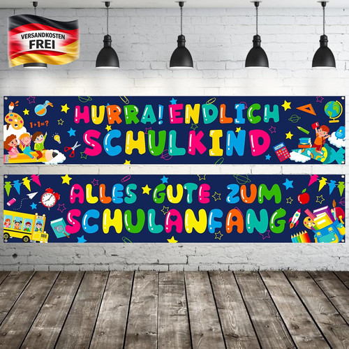 Schulanfang dekobanner - schulanfang, 2
