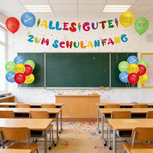 Einschulung deko set teilig - deko,