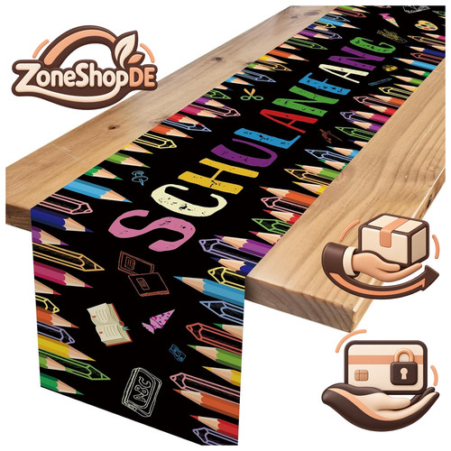 Tischdeko einschulung schwarz - tischdeko,