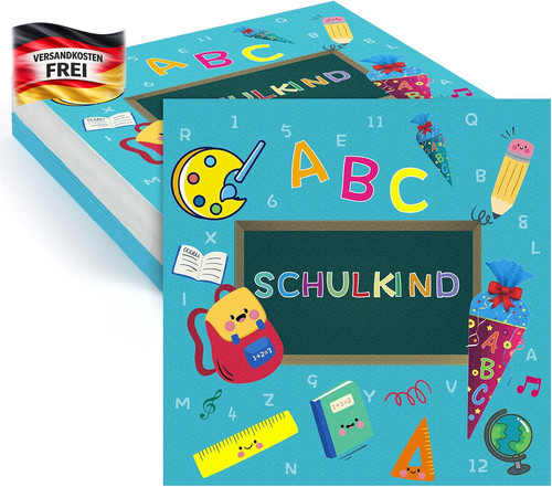 Servietten schulanfang - servietten, 40